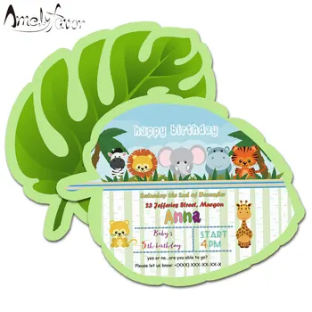 

Safari Animals Theme Invitations Card Birthday Party Supplies Birthday Party Decorations Kids Event Birthday Invitation