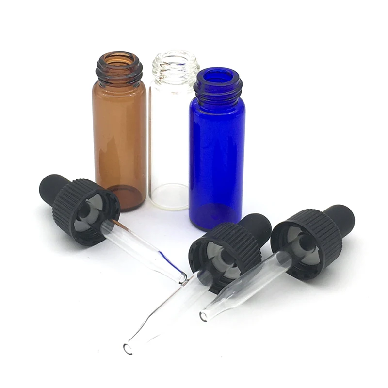 

10pcs Mini 4ml Perfume Glass Pipette Bottle Small Essential Oil Sample Test Tiny Portable Clear Dropper Vials