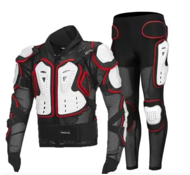 Одежда для беговых гонок, для езды на мотоцикле, броня, анти-осенняя одежда для борьбы, сетчатая защита, броня, шлем лета - Цвет: Красный