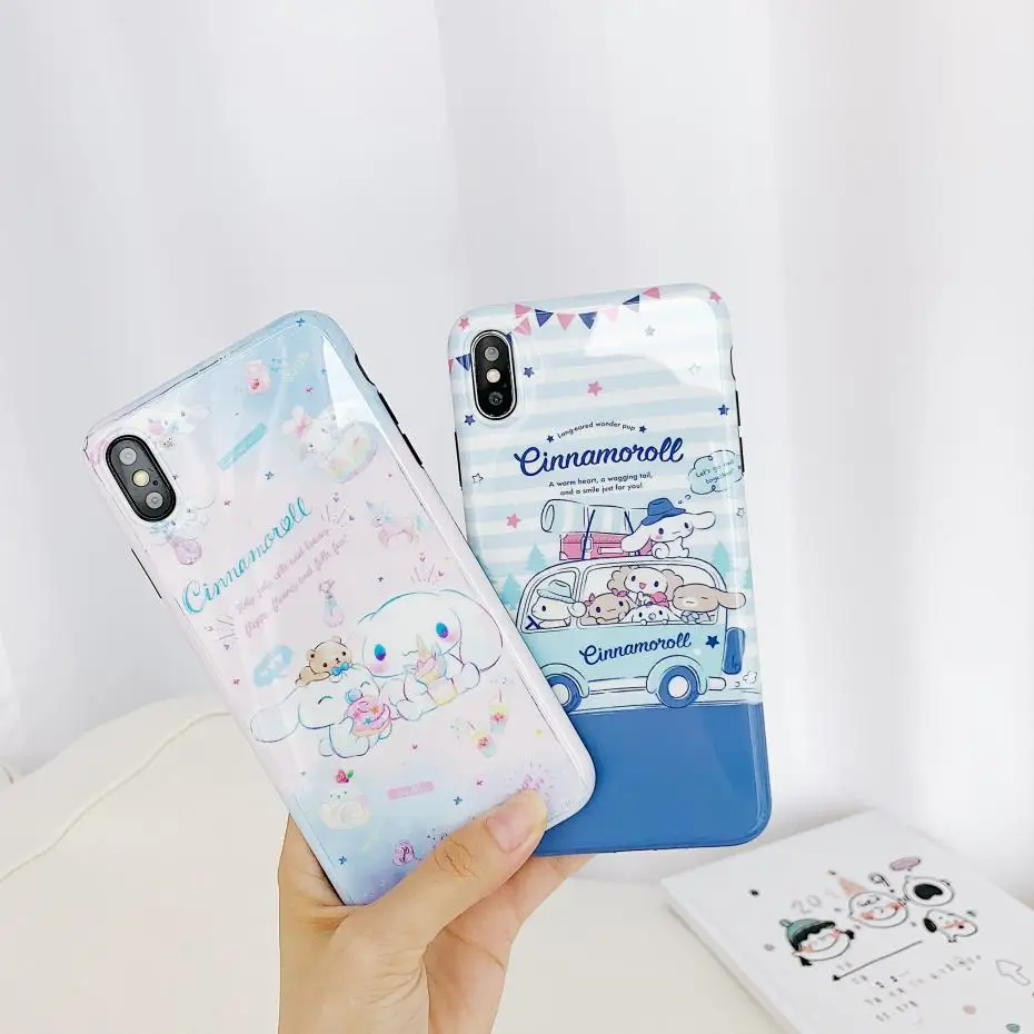 

Cute Cartoon dog soft case for iphone X XS MAX XR 8 7 6 6S plus phone cover IMD silicone Anime smooth coque funda Couple capa