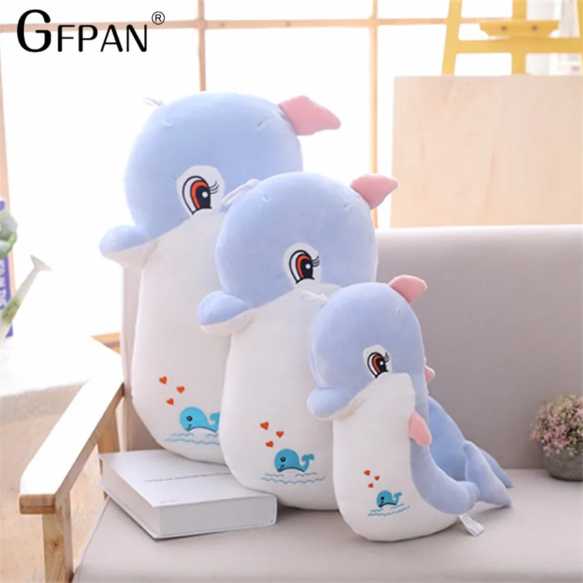 Высокое качество 1 шт. 25 см Kawaii Dolphin из мультфильма мягкого плюша игрушка милые
