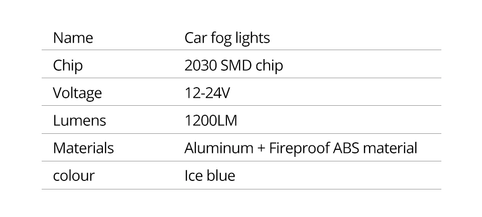 Aceersun Led Fog Lights Bulb ICE BLUE H8 H11 H10 9006 HB3 9005 H1 H3 1200LM 6500K 8000K 3000k 12V 24V araba aksesuar auto lamp (4)