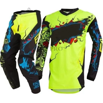 

2019 New 3 Colors MX Element Motorcycle Jersey Pants Gear Set Motocross Combination Driving Riding GP PRO Motorbike Racing Suit