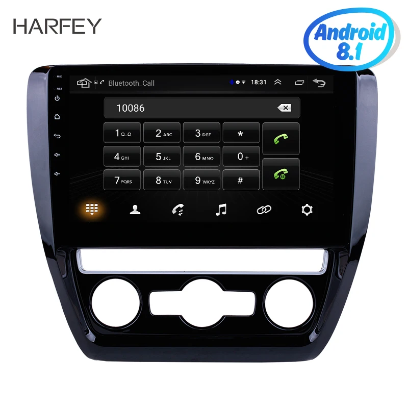 

Harfey Radio Bluetooth Music WIFI SWC USB for 2012 2013 2014 2015 VW Volkswagen SAGITAR Android 8.1 1080P GPS Navigation System
