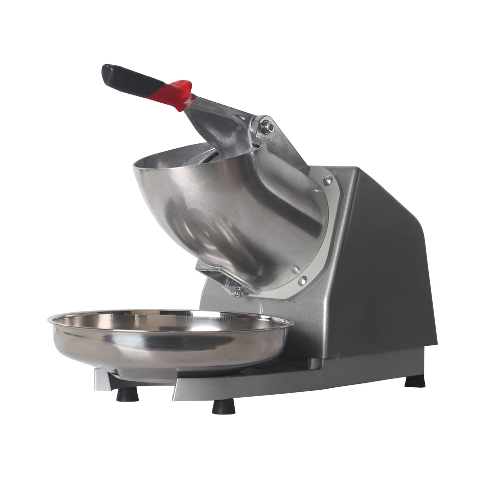 

Electric Ice Crusher Shaver Machine Snow Cone Maker Shaved Ice DIY Stainless Steel Commercial Ice Making Maker Machine