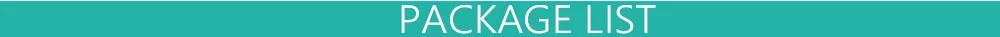 PACKAGE LIST