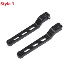 Черный Заготовка пятки ног Shift Рычаги Для Harley Road King Electra Street Glide FLSTC FLST Road King трайк Fatboy в байкерском стиле