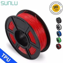 SUNLU TPU 3d Printer Filament 0.5kg Dimensional Accuracy+/-0.02mm Non-toxic Elastic 3D Printing Material