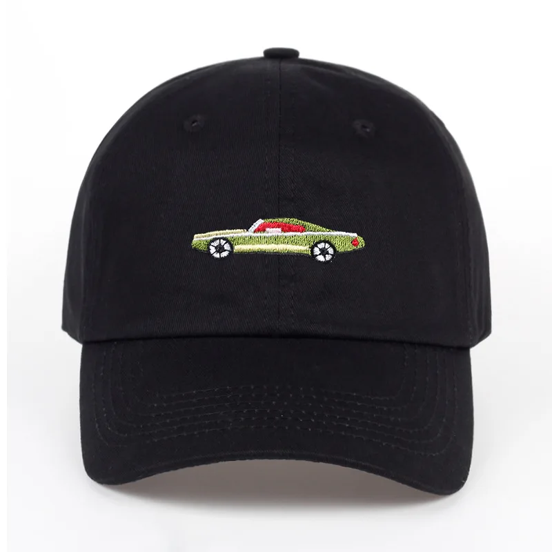 

2019 hot sales Cute Car Embroidered Baseball Cap Men And Women Couple Lovers Cotton Hat Adjustable Casual Cap