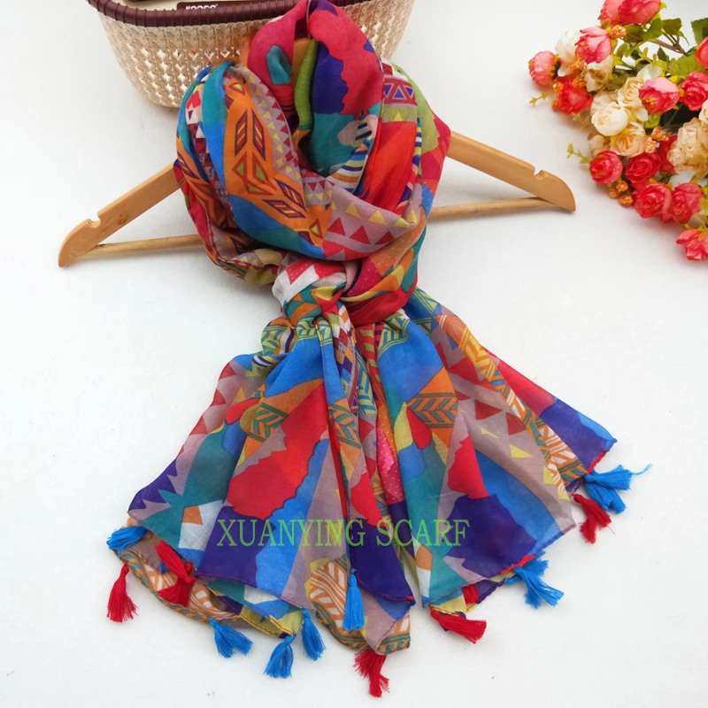 1 шт хлопок женский длинный шарф мода весна новые акриловые большие летние солнцезащитные накидки дамские осенние шали с кисточками