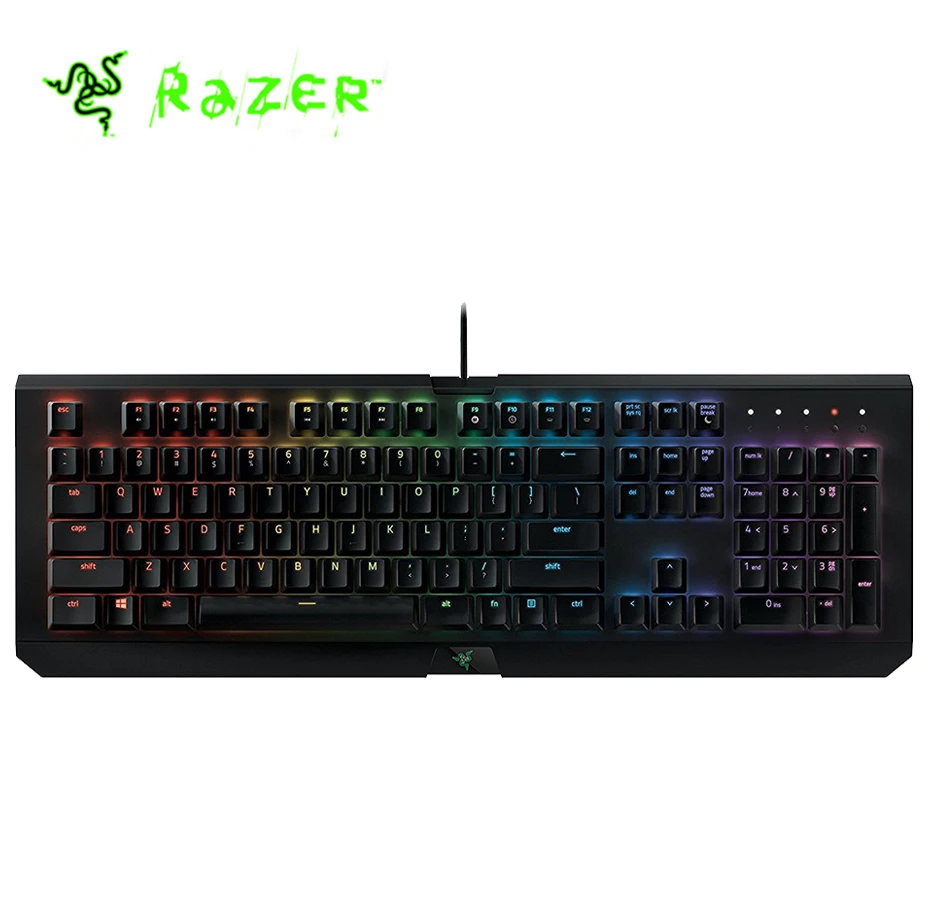 

Razer BlackWidow X Chroma Gaming Keyboard 104 Keys RGB Backlight Razer Green Switches Mechanical Keyboard for Computer Laptop