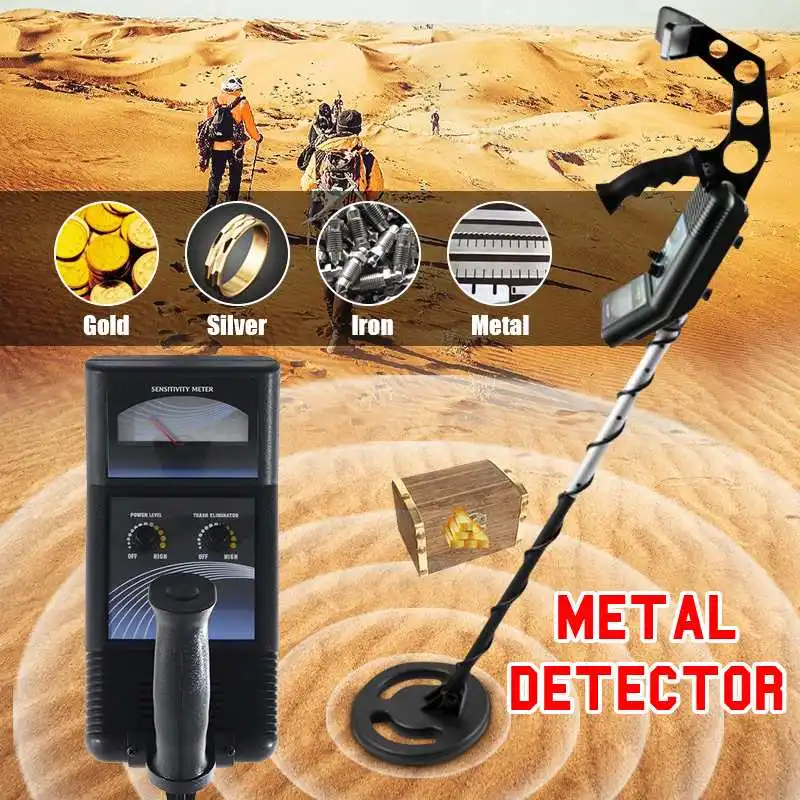 

MD-4020 Metal Detector Underground Gold Detector Metal Length Adjustable Treasure Hunter Seeker Portable Hunter Detector