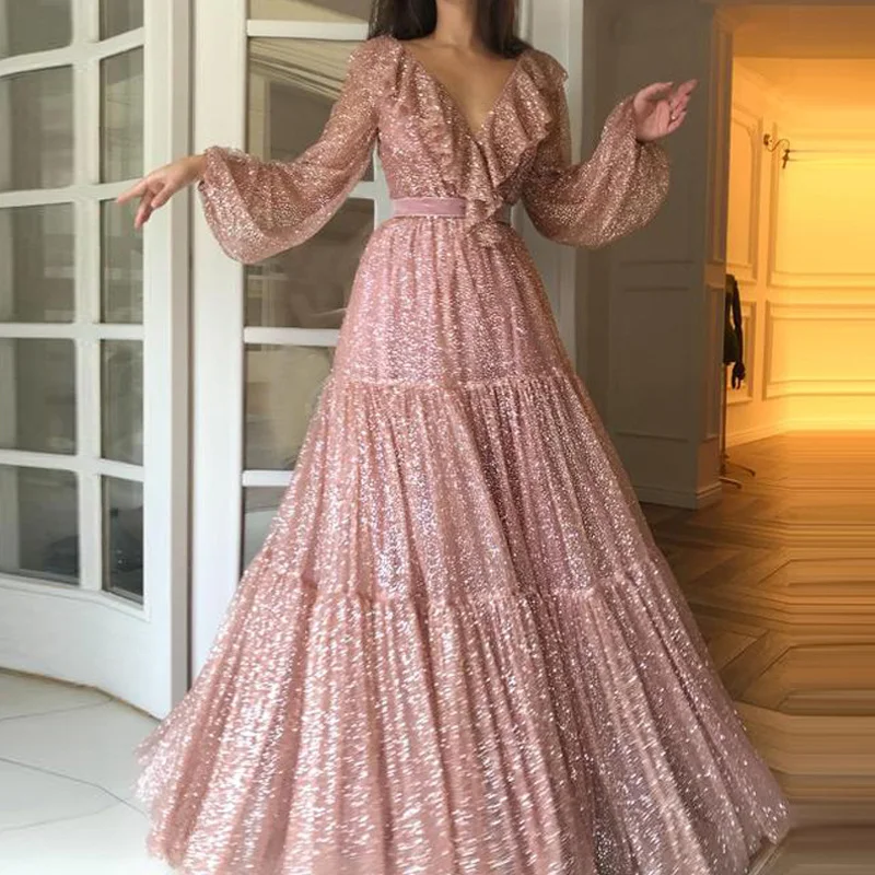 

Bella Philosophy Summer Sequined Runway Long Maxi Dress Nightclub Evening Bodycon Dresses Plus Size Fashion Class Dance Party