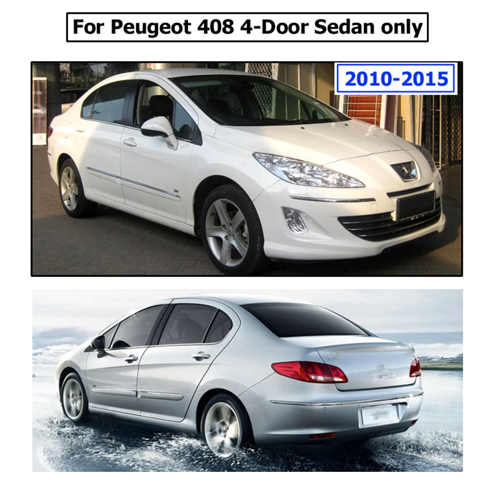 Брызговики для Peugeot 408 седан 2010 2015 передние и задние|car mud flaps|mud flapssplash guard |