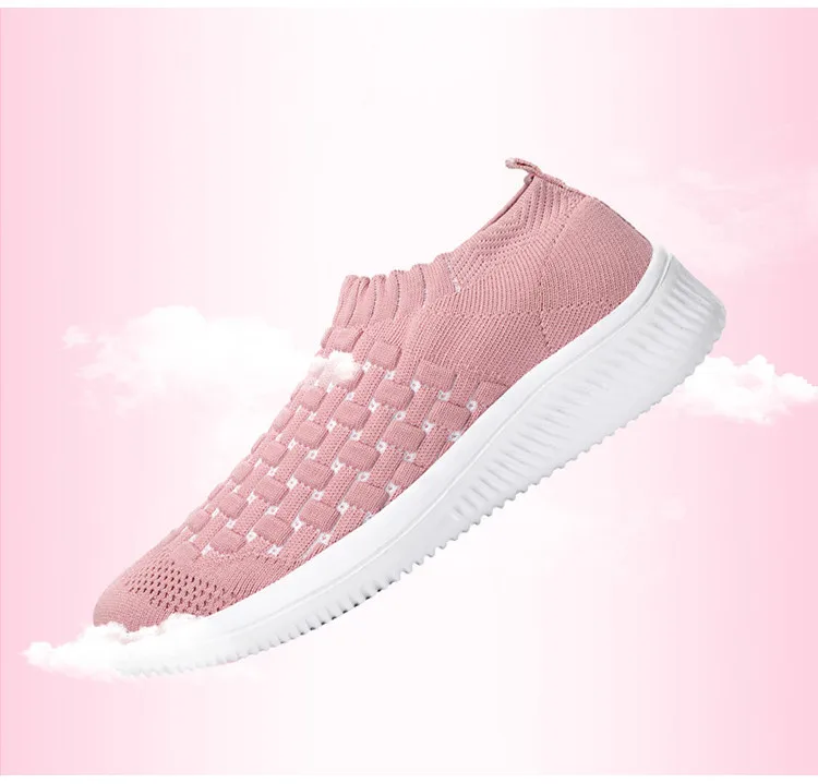RS 1938-2019 New Spring Autumn Women's Shoes Flying Woven Womans Sneakers-4