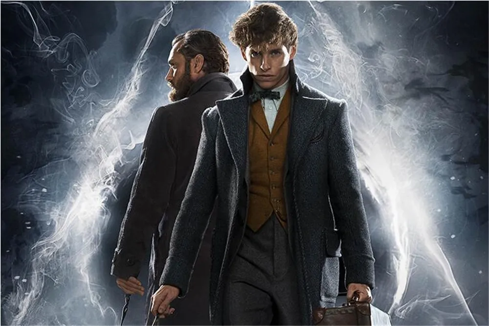 Фантастические звери The Crimes of Grindelwald Newt Scamander Косплей Костюм Хэллоуин Рождественские костюмы мужские длинные пальто, верхняя одежда