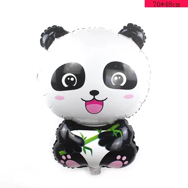 Cartoon Panda Foil Balloons Happy Birthday party decorations kids inflatable Classic Toys China Panda Globos Children's Balloon panda1