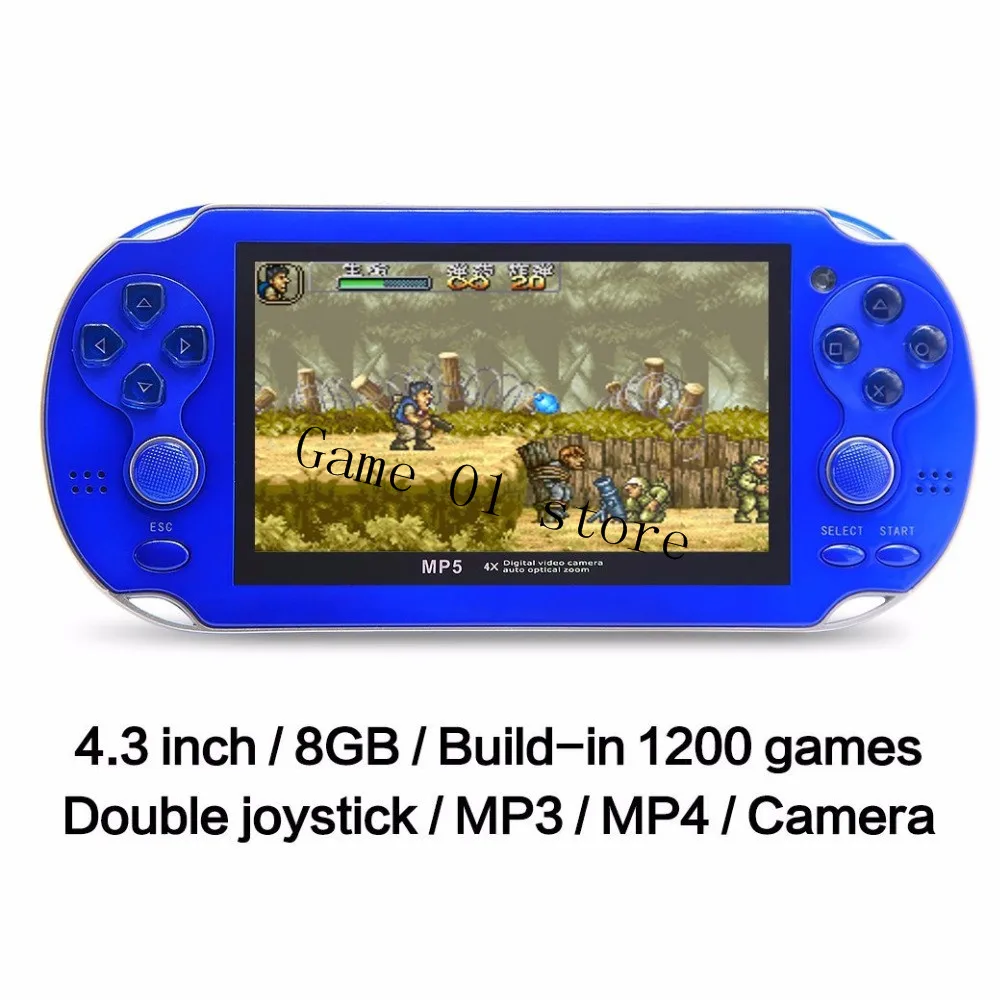 Портативная игровая консоль 8 Гб памяти 32 бит портативная видеоигра double Rocker