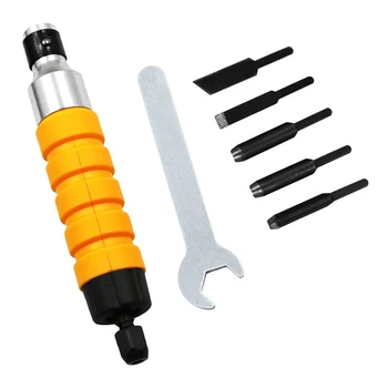 

Wood Chisel Carving Tool Set Furniture Wood Carving Tool Electric Chisel+5 Carving Tips Wrench Flexible Flex Shaft