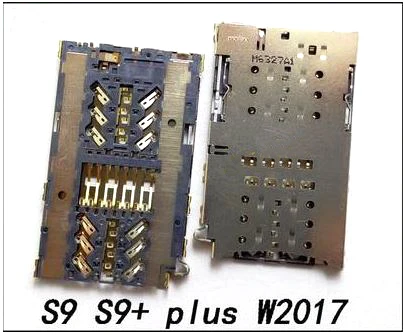 1 шт. для Samsung S6 S7 edge S8 S9 + S8plus разъем считывания SIM карт гнезда карты|Шлейфы