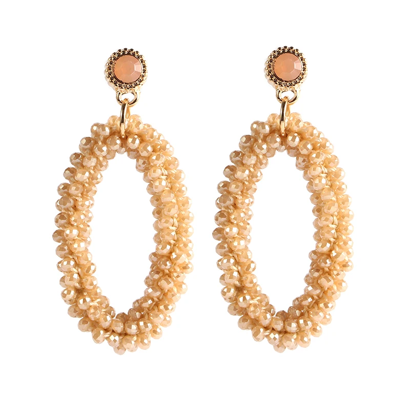 5 Earrings Lt Brown