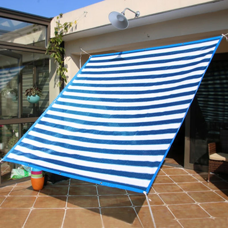 Outdoor Sun Shelter 6-pin Thickened Covered Edge With Hang Hole Balcony Household Heat Insulation Car Cover Sun Protection Net 