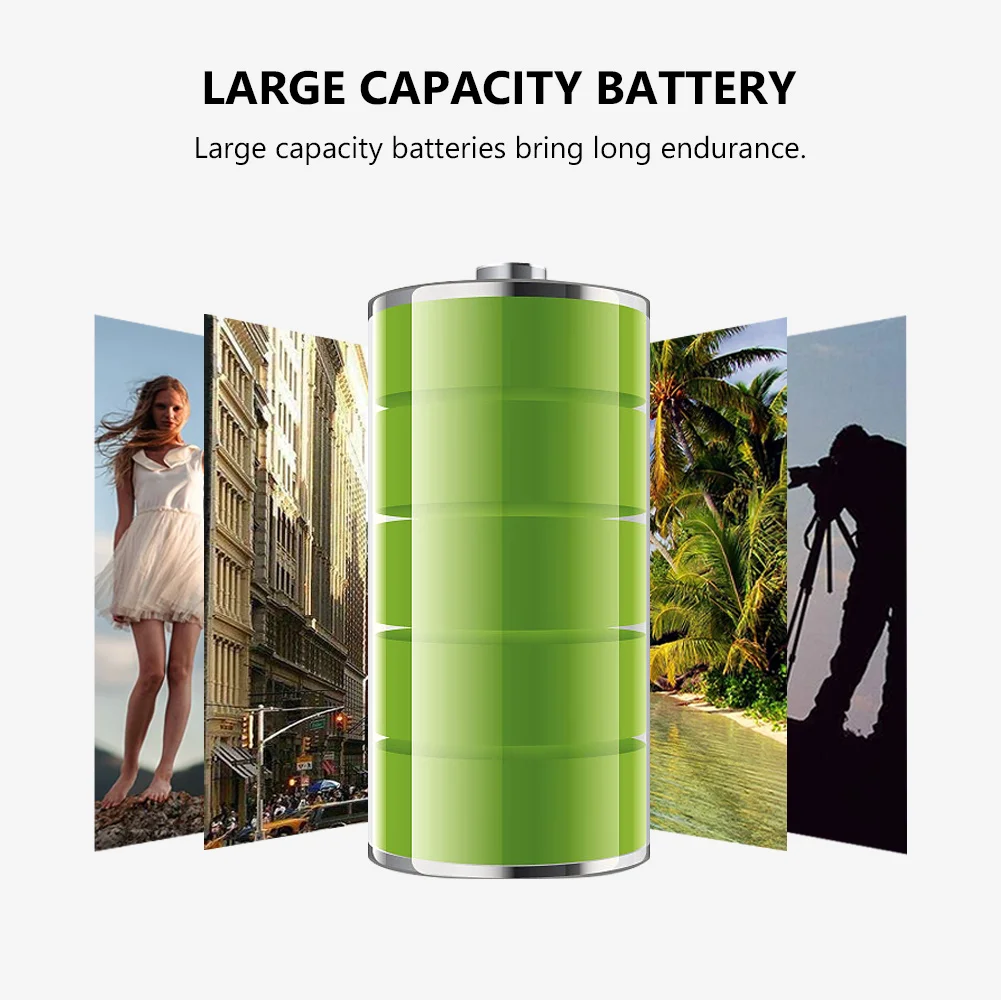 YCDC EN EL14A 53x38x14 мм 7 2 V 1230 мА/ч литий ионный аккумулятор Перезаряжаемые акумуляторная