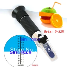 Ручной Сахар рефрактометр brix 0-32% rhb-32atc
