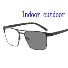 Переходные фотохромные солнцезащитные очки готовые деловые мужские очки для близорукости оправа с цветные линзы солнечные очки близорукость очки FML