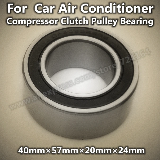 40*57*20/24mm Air Conditioner A/C Compressor Clutch Pulley Bearing