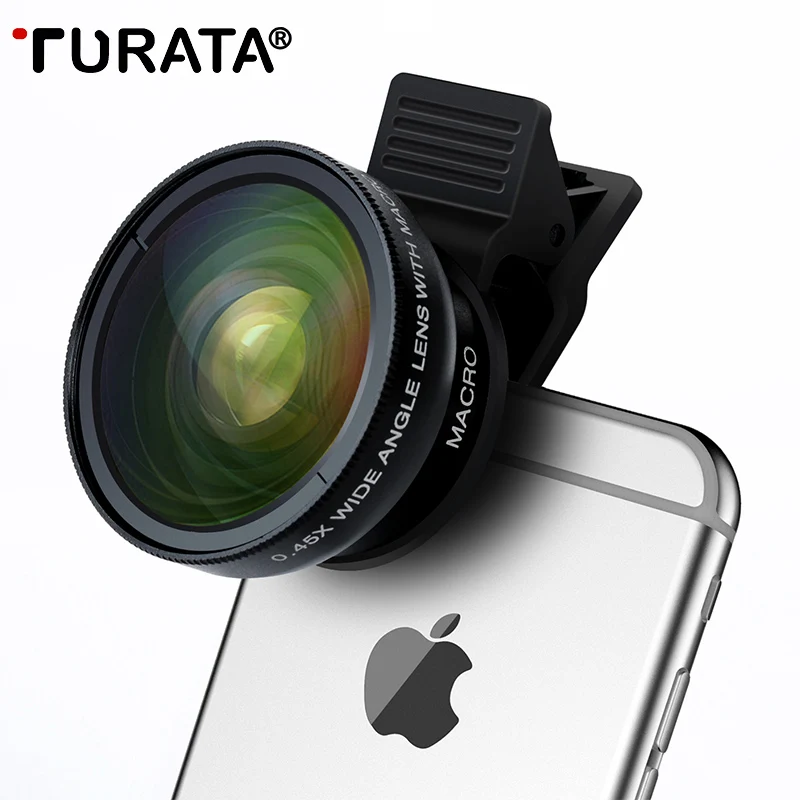 Phone Camera Lens TURATA 2 in 1 Professional HD Camera