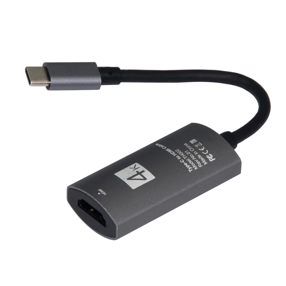 SOONHUA Фирменная Новинка Тип C к HDMI Женский адаптер конвертер последние USB3.1 Тип C Интерфейс кабель для HDTV компьютер PC Macbook Pro