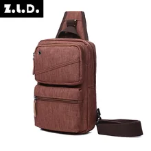 Женщины Мужчины Холст нагрудная Мужская сумка дорожные нагрудные сумки мужчины 36-1004