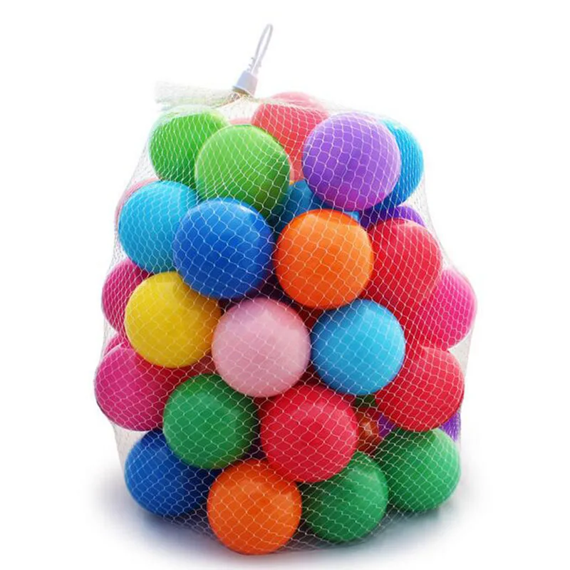 200pcs Ocean Wave Ball Soft Balls Pits Water Pool Amusement Park Colorful Stress Air Ball Outdoor Sport Funny Kids Bath Toy Ball