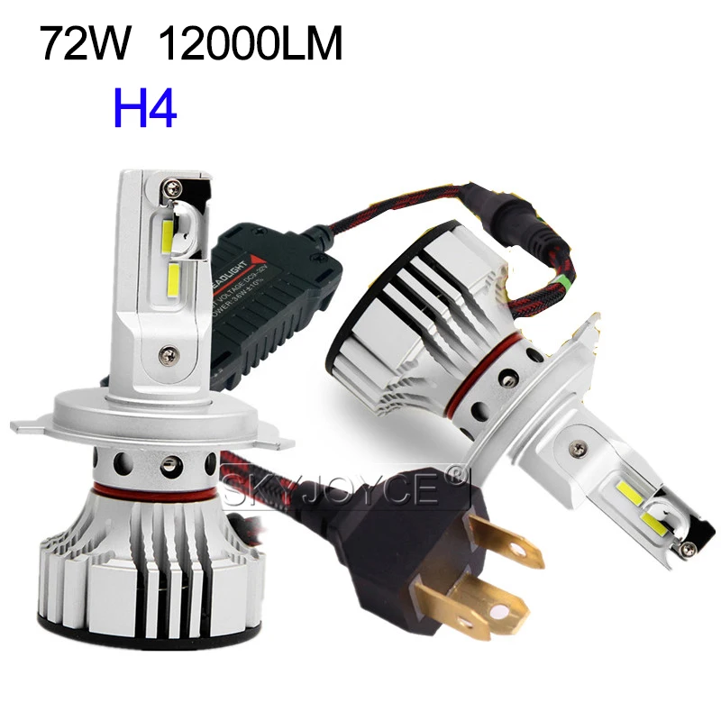1 Set Car LED Headlight Kit F2 H4 H7 H1 H11 HB3 9005 HB4 9006 LED Bulb 72W 12000LM CSP Chips Turbo Fan 6500K Auto Headlamp Bulbs (29)
