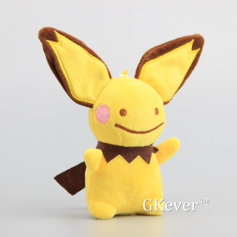 

Promotional Anime Cartoon Mini Pichu Soft Dolls Plush Pendant with Keychain 6" 15 CM Children Cute Gift
