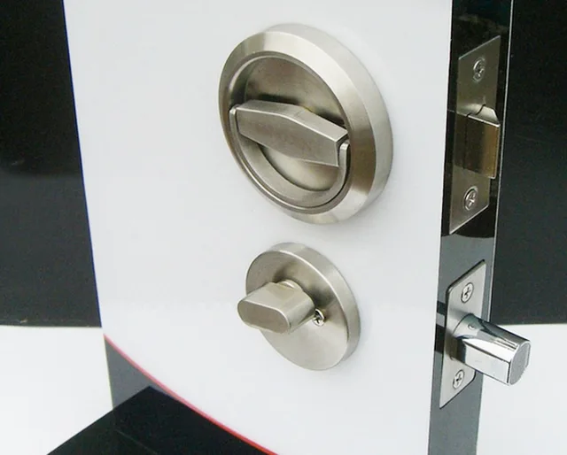 Door Locks Stainless Steel 304 Recessed Cup Handle Privacy Door Locks