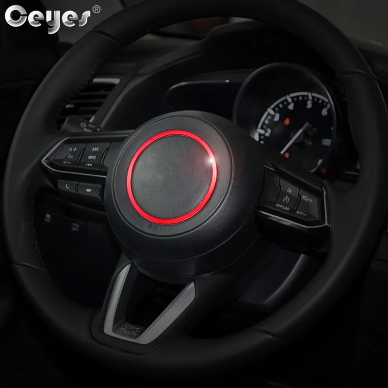 Car steering wheel decoration circle ring sticker for  MAZDA (2)