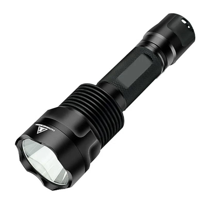 

Tactical C12 Flashlight LED XP-L HI V3 High Power LED Hunting Torch 2000lm 5 Modes Self Defense Lamp Bike Light by 18650 Battery