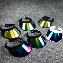 Женский козырек от солнца шляпы Повседневные Лето Защита от ультрафиолета солнцезащитный козырек прозрачная пластиковая шляпа солнцезащитная Кепка велосипедный солнцезащитный колпачок s