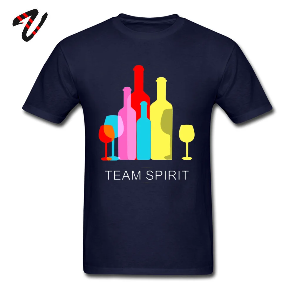 Teamwork Dominant Short Sleeve Crazy T-Shirt 100% Cotton Round Neck Men _black Tees Unique Tee Shirt Fall Free Shipping Teamwork 18376 navy