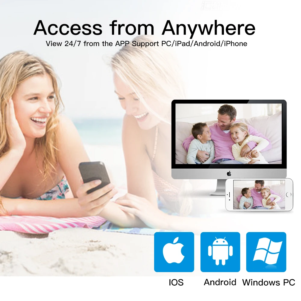 Woaser HD 48 В 1080 P HDMI P2P 8ch PoE NVR Системы Скрытого видеонаблюдения Видео Выход 2.0mp IP