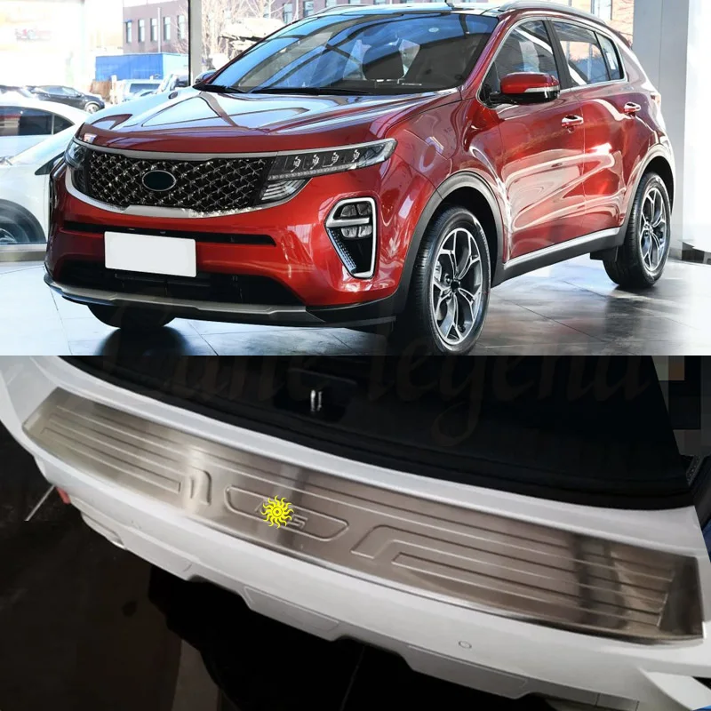 Высококачественные автомобильные аксессуары ножная пластина заднего бампера из