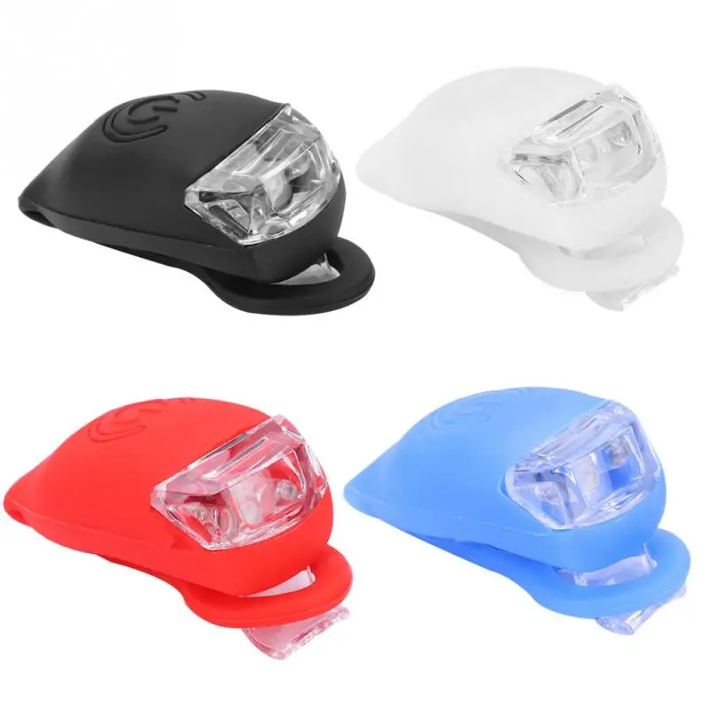 

4Color Bike Light Silicone Frog Front/Rear LED Warning Light Waterproof Bike Flash Lamp Bike Accessories