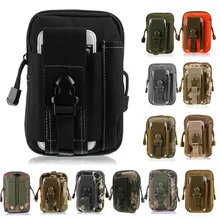 For iPhone/Samsung/LG Universal Outdoor Tactical Holster Military Molle Hip Waist Belt Bag Wallet Pouch Purse Phone Case Zipper