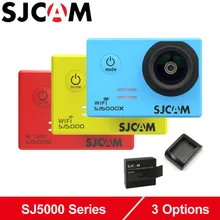 Оригинал SJCAM SJ5000 Серии SJ 5000 WiFi SJ5000 SJ5000X Elite 4 К Спорт Действий Камеры SJ cam + Дополнительная 1 шт. батарея + зарядное устройство