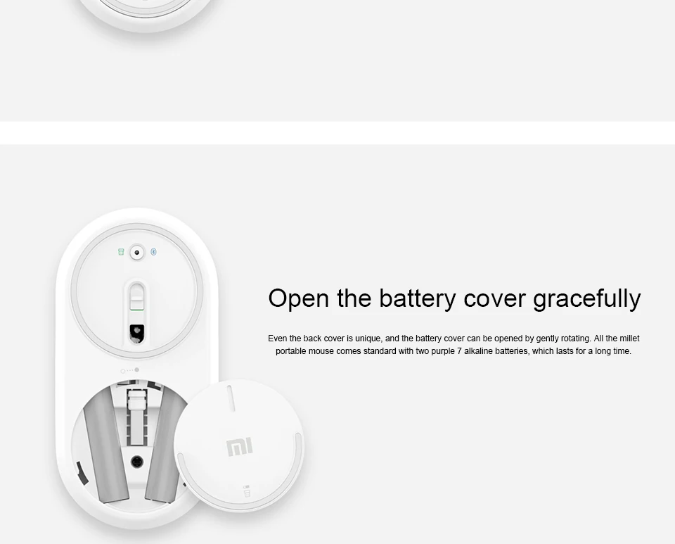 Оригинальная Xiao mi беспроводная мышь портативная мышь s Alu mi nium Сплав ABS Материал mi Металл 2,4 ГГц WiFi Bluetooth 4,0 управление подключение