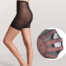 Экстра тонкие женские танцевальные леггинсы Удобные дышащие шелковистые колготки Колготки Шорты защитные штаны Нижнее белье Черный