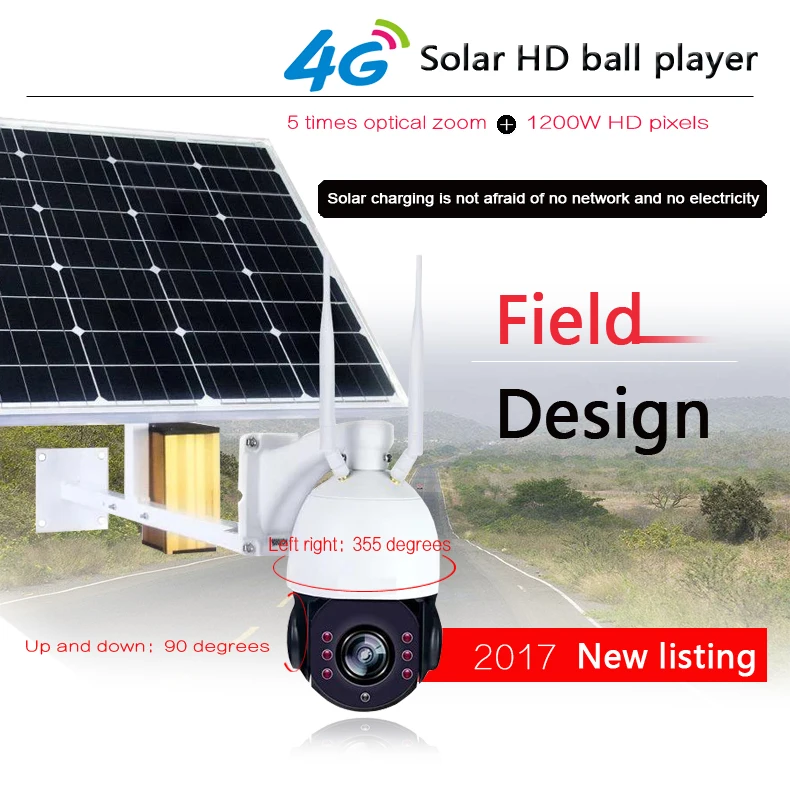 

SmartYIBA Mobile Alarm Solar IP Camera CCTV Security 1080P Network Surveillance System 5xOptical Zoom WIFI Camera IR Waterproof