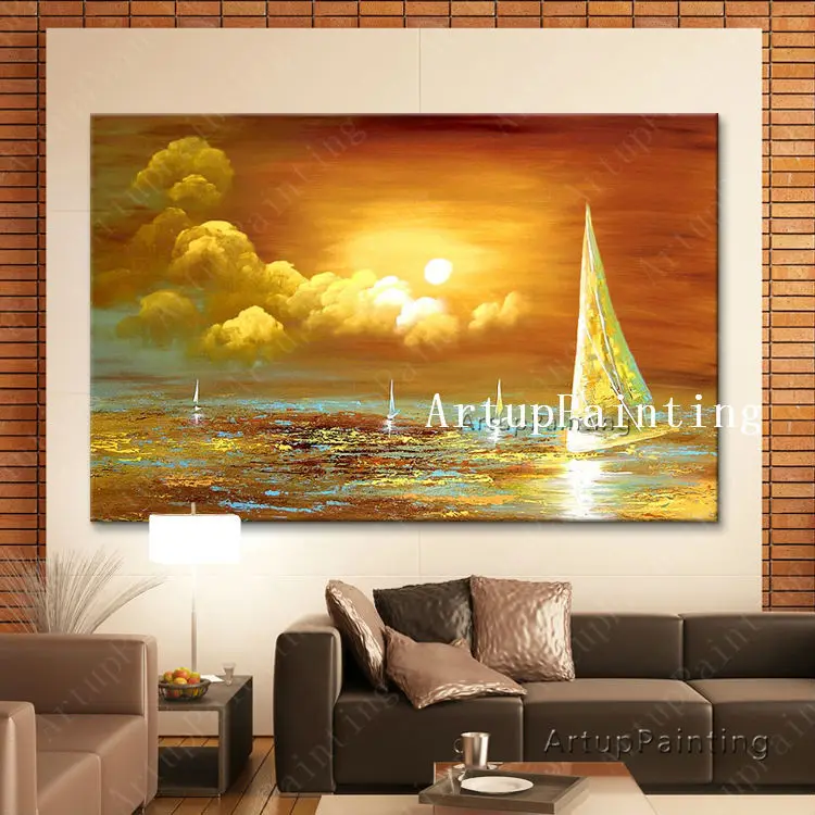 Ручная роспись холст масляная стена абстрактная живопись маслом огромный